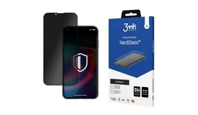 3MK HardGlass Max Privacy iPhone 13/13 Pro/14/16E 6.1" black/black