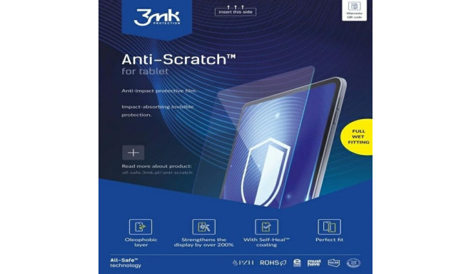 3MK All-In-One Anti-Scratch Tablet Wet Assembly 5pcs.