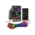 Twinkly|Dots Smart LED Lights 60 RGB (Multicolor), USB Powered, 3m, Black|RGB – 16M+ colors