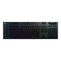 LOGITECH G915 LIGHTSPEED Wireless RGB Mechanical Gaming Keyboard – GL Clicky - CARBON - US INTNL - I