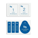 Tempered Glass Blue Star  - HUA P60 (full glue/small size) - black Tempered Glass Blue Star