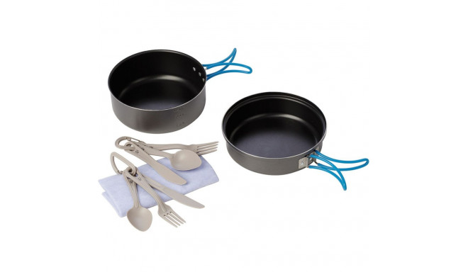 Meva Tourist tableware and cutlery SET for 2 people.