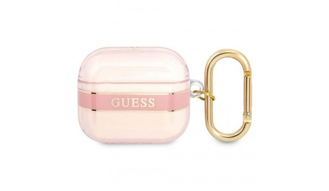 Guess Guess GUA3HHTSP AirPods 3 cover pink/pink Strap Collection