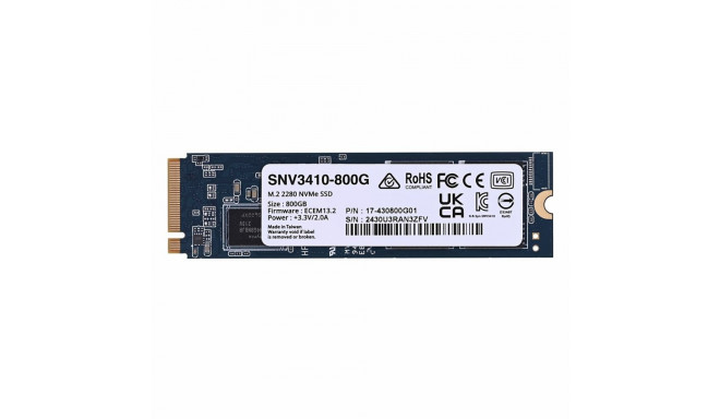 Synology SNV3410-800G internal solid state drive M.2 800 GB PCI Express 3.0 NVMe