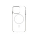 Case for iPhone 14 compatible with MagSafe from the 3mk MagCase series - transparent