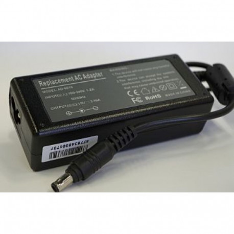 Laptop Charger Samsung 60w: 19v, 3.16a