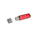 PLATINET PENDRIVE USB 2.0 X-Depo 64GB RED [43612]