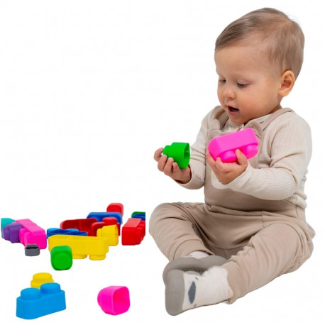 Gerardo's Toys Pehmete klotside komplekt 21 tk