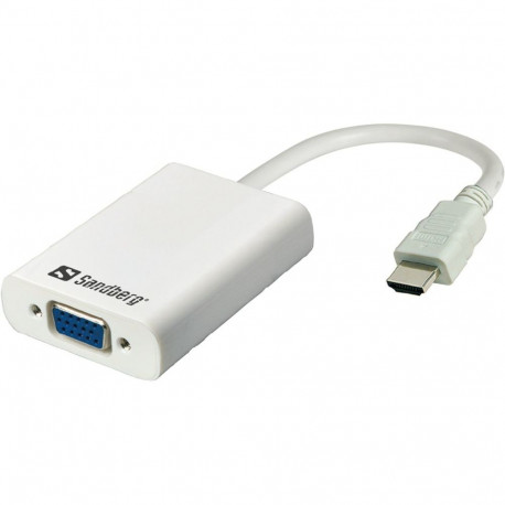 Adapter Sandberg HDMI - VGA (F)/3.5mm (F)