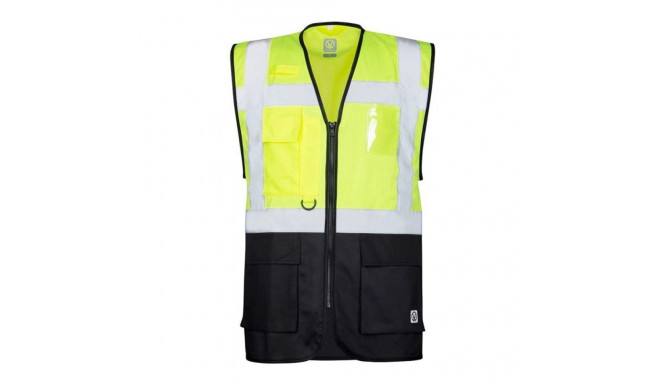 HI-VIZ VEST MANAGE SIGNAL YELLOWXL