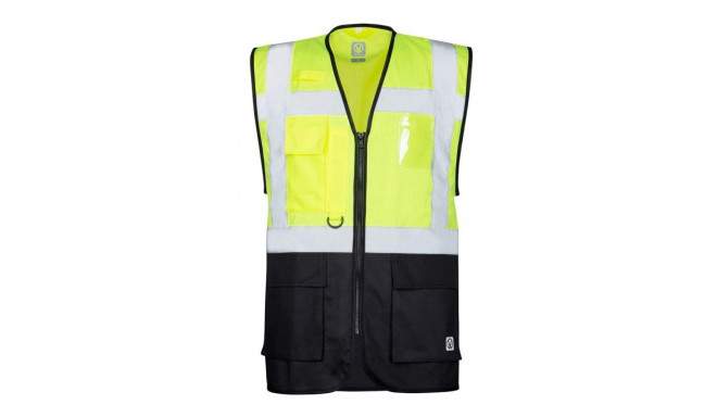 HI-VIZ VEST MANAGE SIGNAL YELLOW M