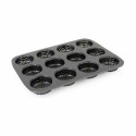 Tartlets tin Quttin Drilled 29 x 22 x 2,2 cm (8 Units)
