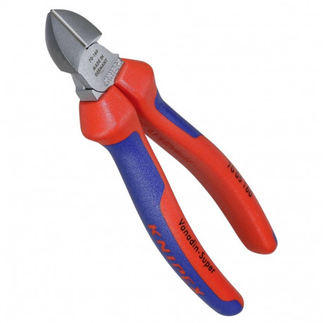 KNIPEX side cutters 70 05 160, cutting pliers (red/blue, length 160mm)