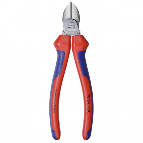 KNIPEX side cutters 70 05 160, cutting pliers (red/blue, length 160mm)