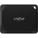 Crucial X10 Pro Portable SSD 2 TB, External SSD (black (matt), USB-C 3.2 Gen 2x2 (20 Gbit/s))