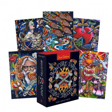 Schiffer Publishing Bonefire Tarot Cards 2nd Edition