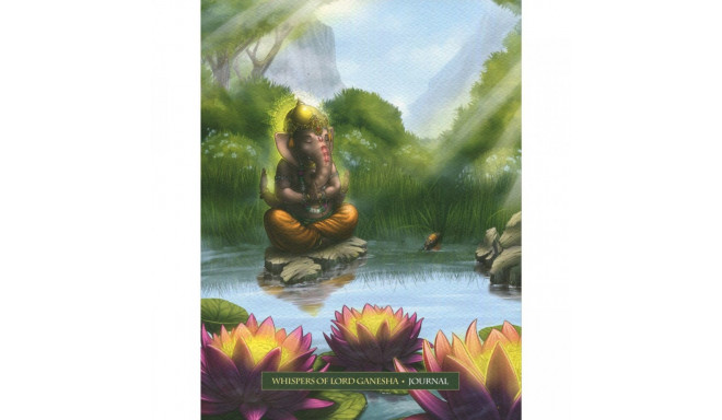 Blue Angel Whispers Of Lord Ganesha Journal Notebook