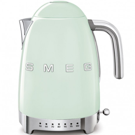 Electric Kettle - SMEG KLF04PGEU 1.7L 7 Temp Settings 360° Swivel Pastel Green