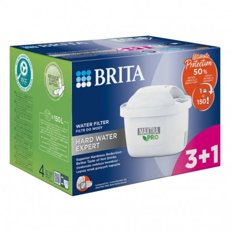 Brita filter Maxtra Pro kõvale veele mõeldud 3+1pc