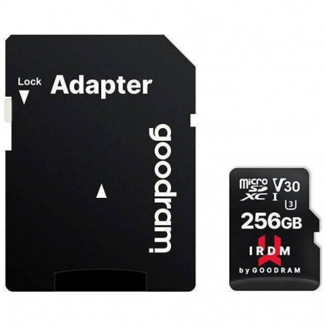 Mälukaart Goodram 256GB MicroSDXC UHS I U3 V30 + adapter