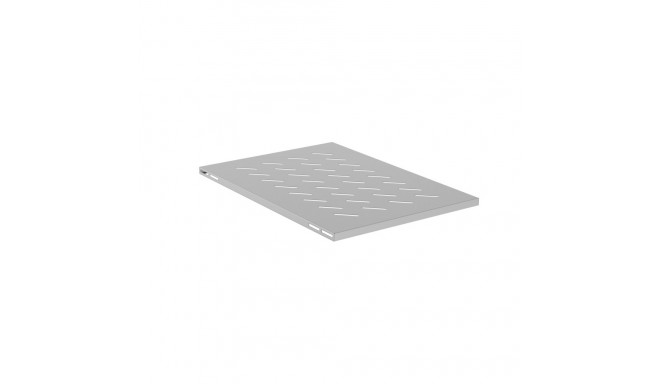19" FIXED SHELF 1U/480X675MM MAX LOAD CAPACITY UP TO 120KG GREY LANBERG