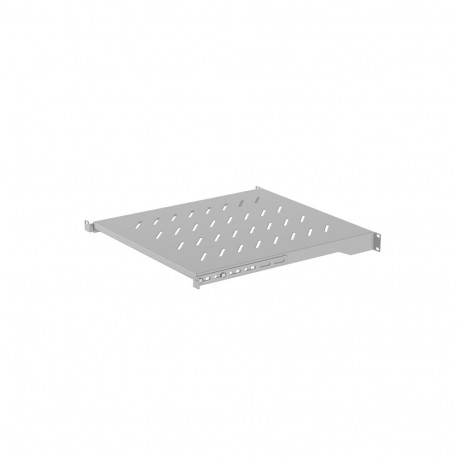 Lanberg fikseeritud riiul 19" 1U/483X500MM maksimaalse kandevõimega kuni 25KG, hall