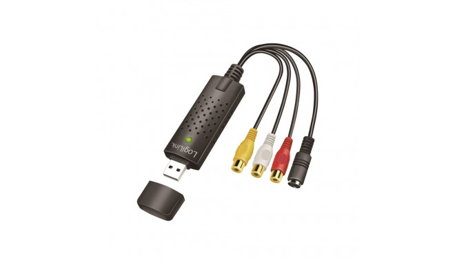 LOGILINK VG0030A USB 2.0 A/V grabber USB A/M to 3inch + miniDIN5/F black