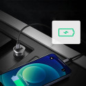 Ugreen 40858 Kiire Auto Duo laadija USB-A / USB-C 30W PD PPS (CD130) Hall