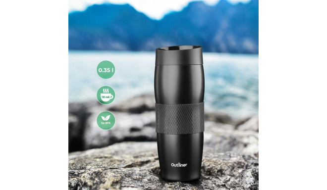 THERMOS CUP OUTLINER TR-RH610A BLAC 0.35