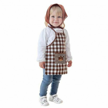 Costume for Children Female Chef Brown - 3-5 Years