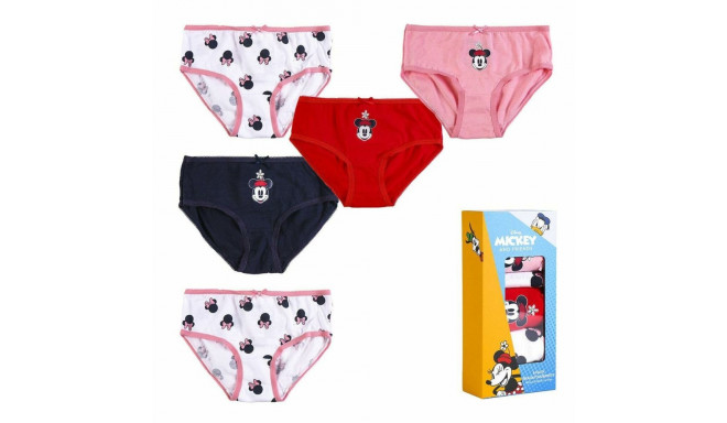 Meiteņu biksīšu iepakojums Minnie Mouse 5 gb. Daudzkrāsains - 4-5 Gadi