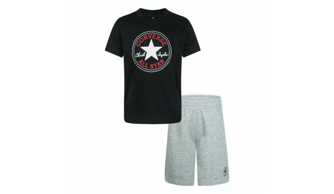 Children's Sports Outfit Converse Core Tee Black/Grey - 5-6 Years