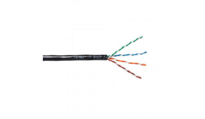 EmiterNet välis geeliga UTP (U/UTP) Cat.5e kaabel, 4x2x0.5 juhe, PE+GEL