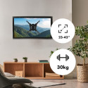 Maclean MC-418 TV Monitor Full Motion Wall Mount 23"-43" 30kg max VESA 200x200 Black Tilting Rotatin