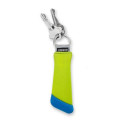 Carson Floating Key Ring for 3 keys - Green/Blue