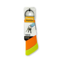 Carson Floating Key Ring for 3 keys - Orange/Yellow