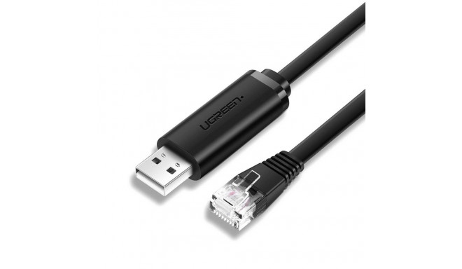 Ugreen kaabel USB - Ethernet RJ45 1.5m, must (CM204)