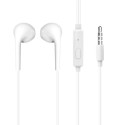 Dudao in-ear wired mini jack 3.5mm headset white (X10S white)