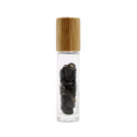 Ancient Wisdom Roller Bottle With Black Tourmaline Crystals - Wooden Cap