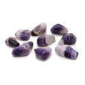 Ancient Wisdom Amethyst With Bands Grade B (24 Pcs. M Size)