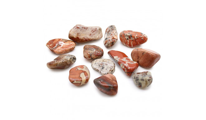 Ancient Wisdom Light Jasper - Brecciated Stone (12 Pieces M Size)