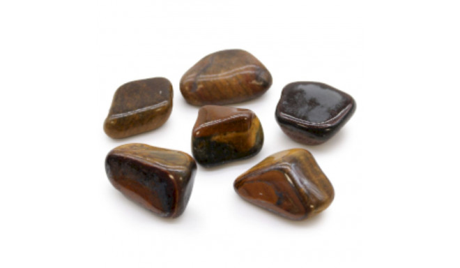 Ancient Wisdom Tiger's eye - variegated stone (6 pcs. size L)