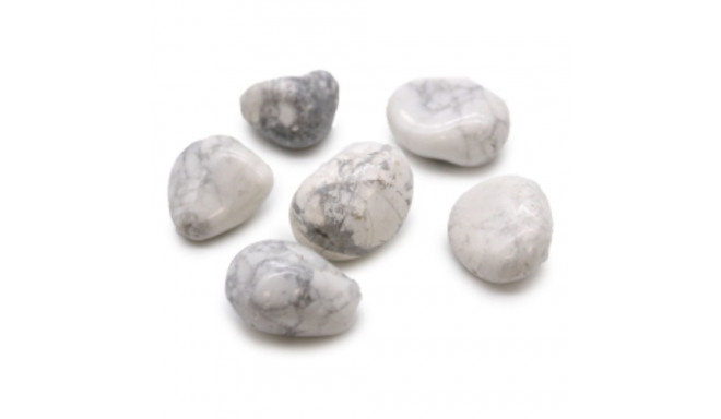 Ancient Wisdom White Howlite - Magnesite (6 Pieces L Size)