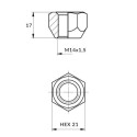 Mutter M14x1,5/17/21 avatud