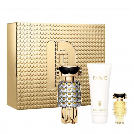 JEAN PAUL GAULTIER FAME EAU DE PARFUM 80ML VAPORIZADOR + LOCION CORPORAL PERFUMADA 100ML + MINIATURA