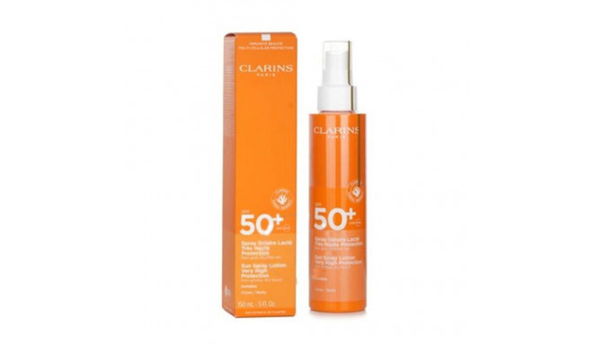 CLARINS GLOWING ACEITE SOLAR SPF50+ 150ML VAPORIZADOR