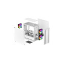Deepcool ARGB Micro-ATX CASE CC360 White Mini-ITX / Micro-ATX 4 Power supply included No 1x USB3.0 1