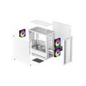 Deepcool ARGB Micro-ATX CASE CC360 White Mini-ITX / Micro-ATX 4 Power supply included No 1x USB3.0 1