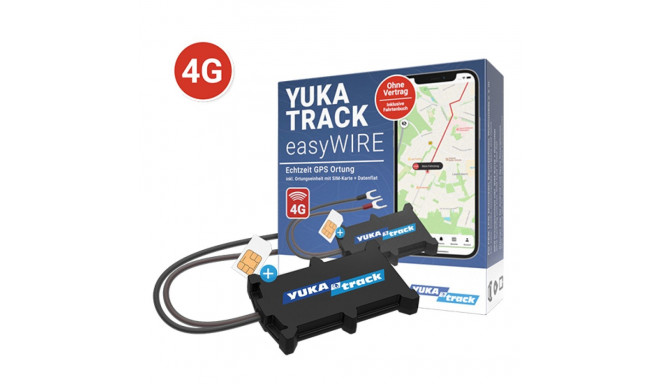 IoT YUKAtrack easyWire 4G AIO GPS Car Tracker with SIM + Data Flat