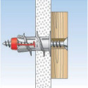 Dowels for plaster of paris. DUOBLADE with med. 25 pcs.